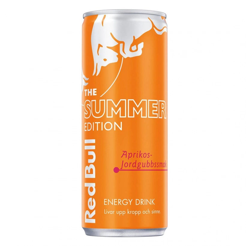 Red Bull Summer Edition Aprikos Jordgubb 24 x 250ml.