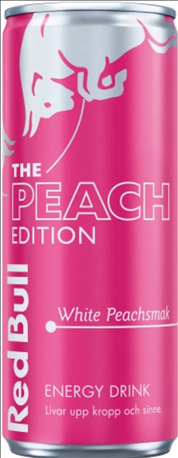 Red Bull White Peach  24 X 250ml.