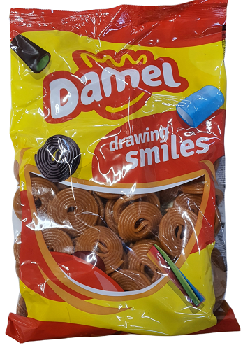 Damel Snurror Gräddkola 1kg.