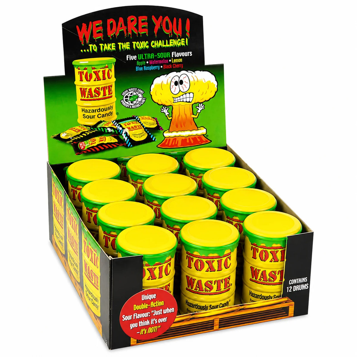 Toxic Waste Yellow Drum 12x42g
