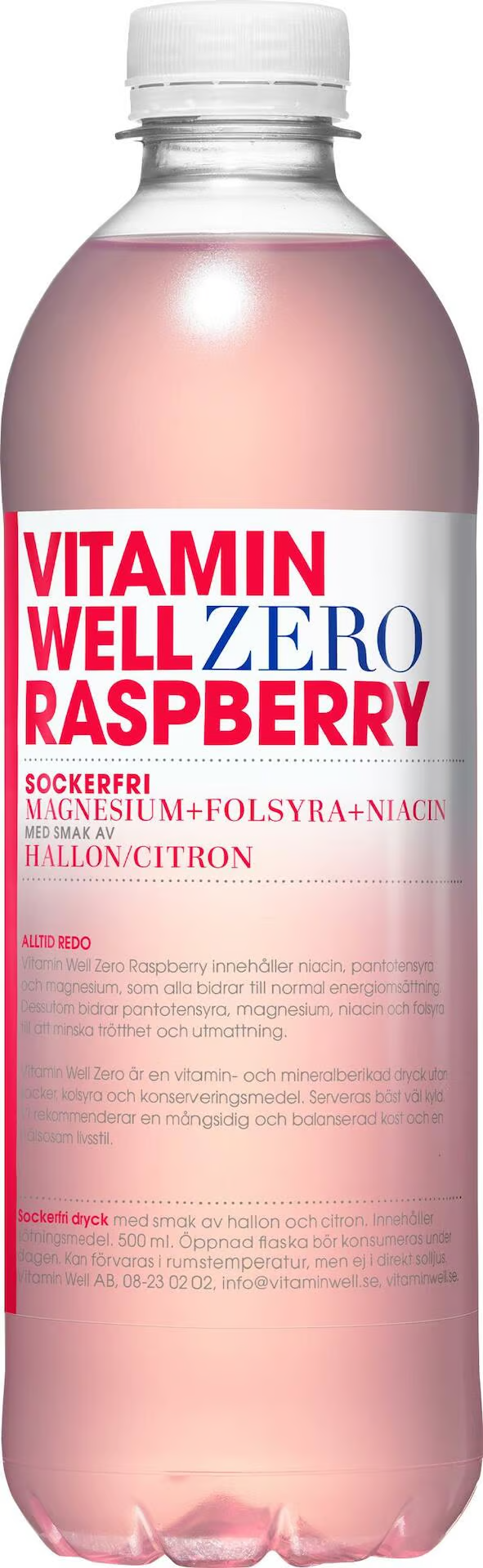 Vitamin Well Raspberry S.F 12x50cl