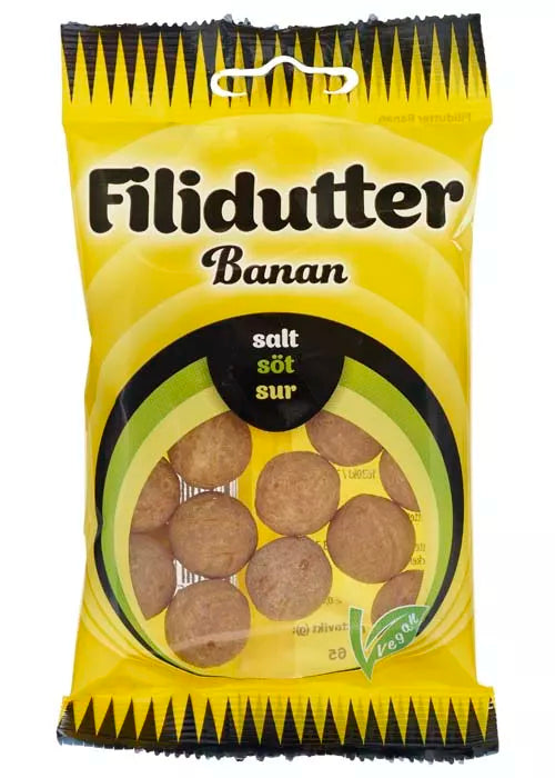Konfekta Filidutter Banan 20x65g