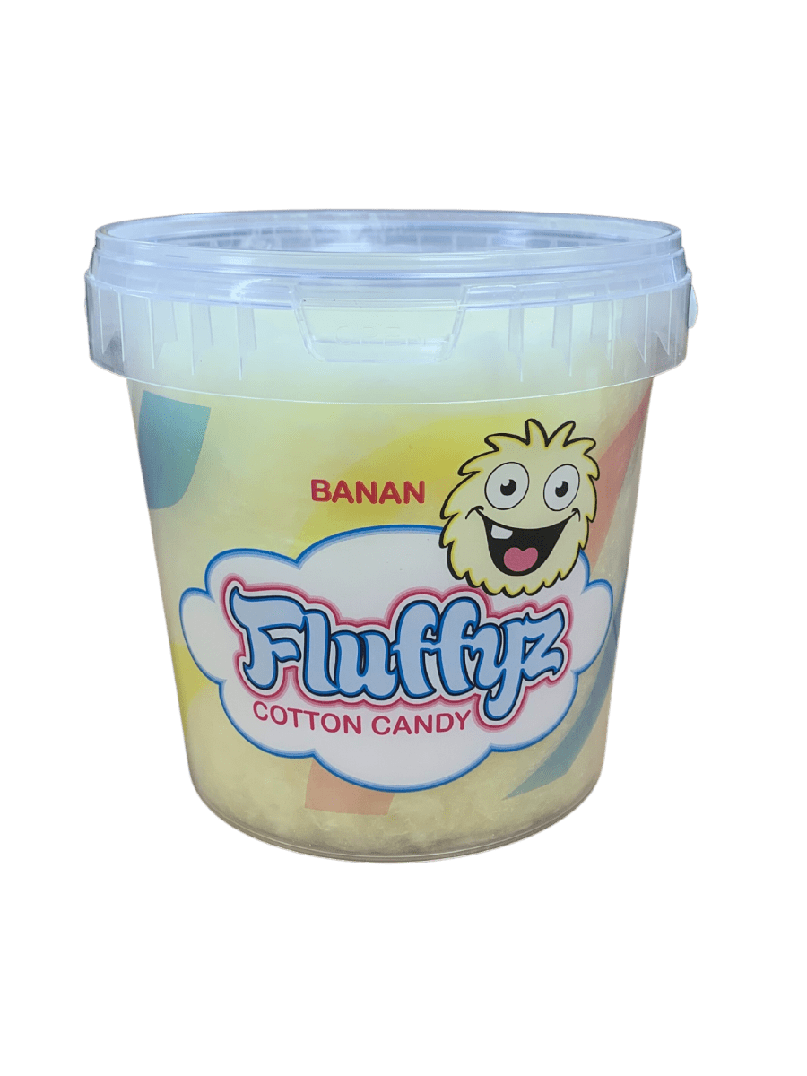 Fluffyz Candy Floss Banan 6x50g