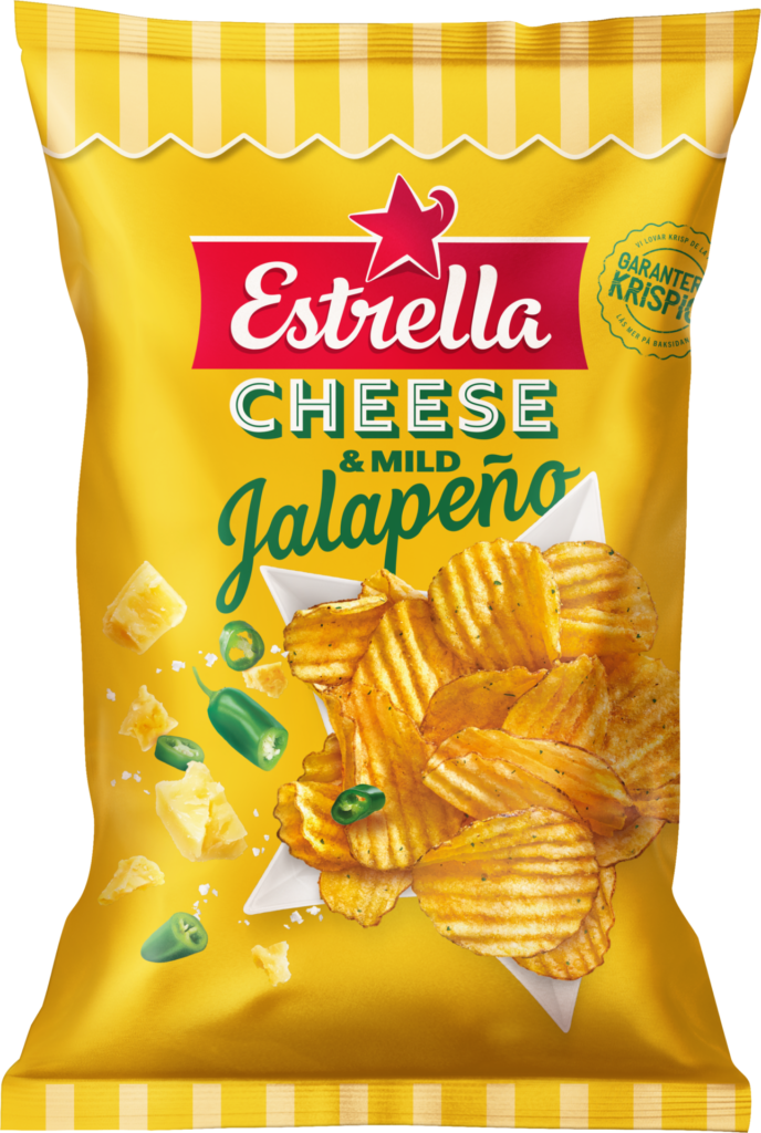 Estrella Cheese Jalapeno 21x175g