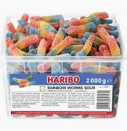 Haribo Rainbow Worms Sour 2Kg