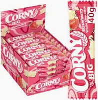 Corny Big Strawberry White Ch. 24x40g