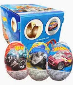 Hot Wheels Chocolate Eggs 24st.