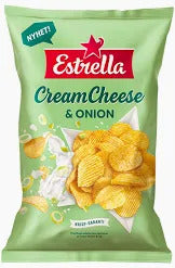 Estrella Cream Cheese & Onion 21 X 175g.