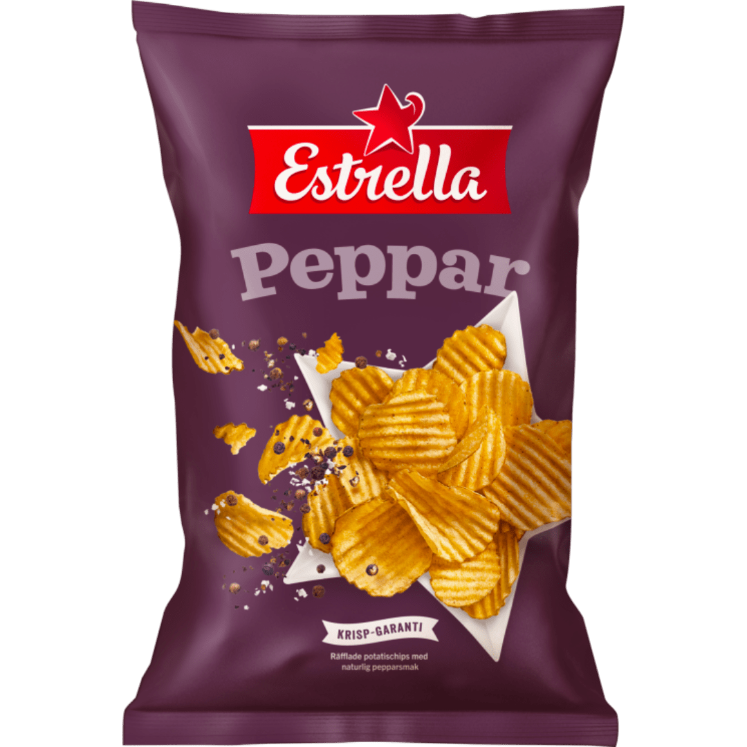 Estrella Pepparchips 21x175g