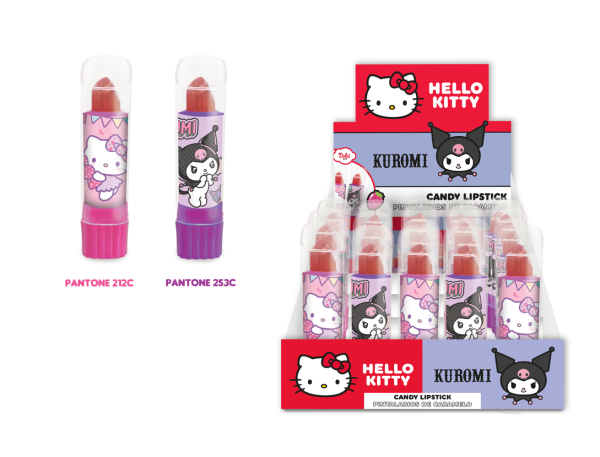 Hello Kitty & Kuromi Lipstick 20x5g.