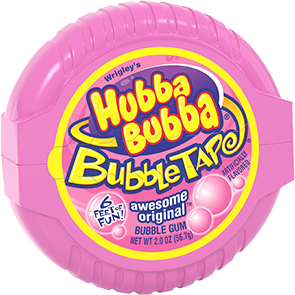 Hubba Bubba Strawberry Tape 12x56g