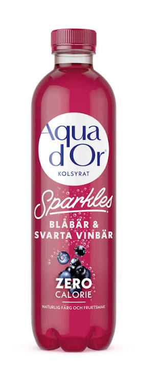 Aquador Sparkles Blåbär & Sv.Vinbär 12x50cl