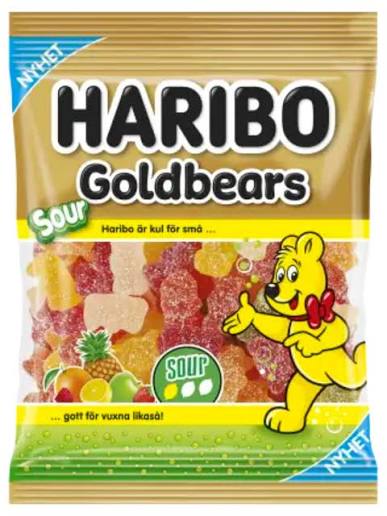 Haribo Goldbears Sour 24x70g.