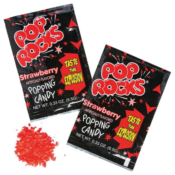 Pop Rocks Strawberry 50x7g