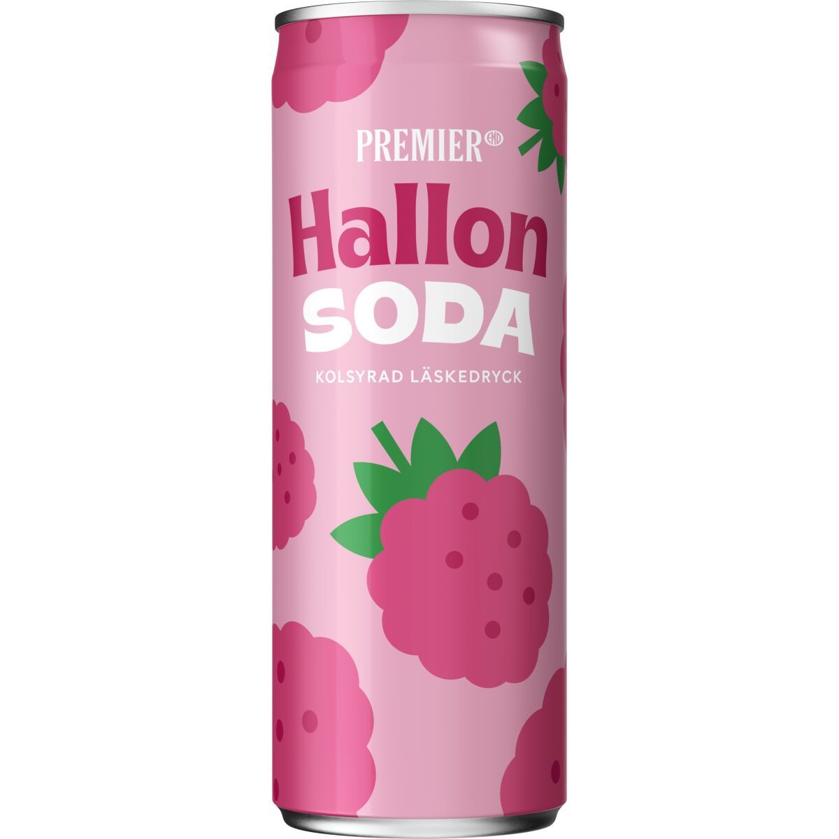 Premier Hallonsoda 12x33cl