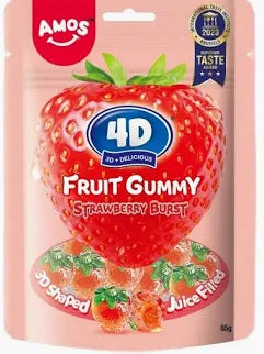 Amos 4D Strawberry 12x65g