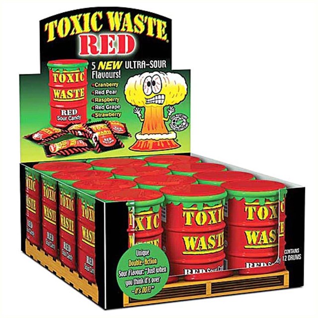 Toxic Waste Red Drum 12x42g