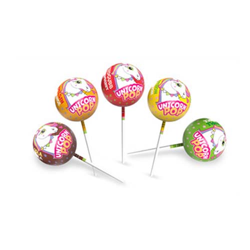 Unicorn Pop Mixad Fruktklubba 48x18g 864g.