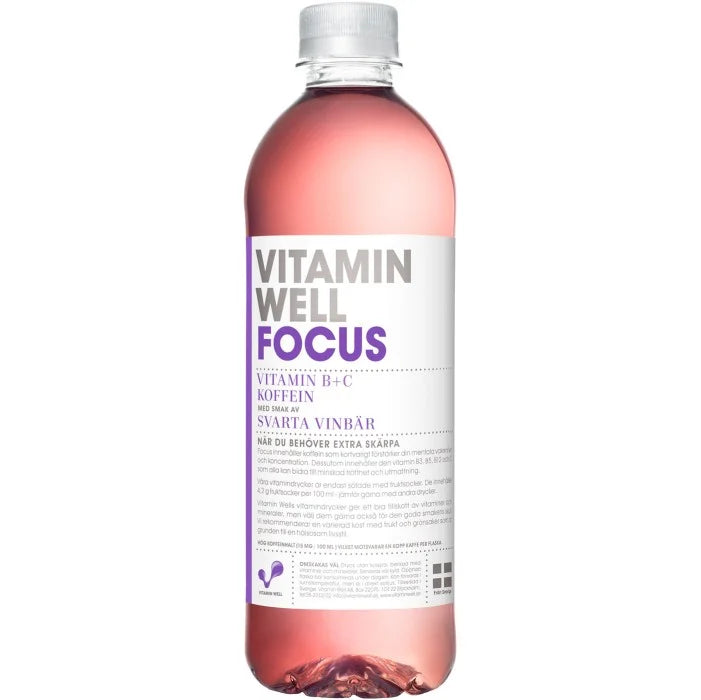 Vitamin Well Focus 12x50cl