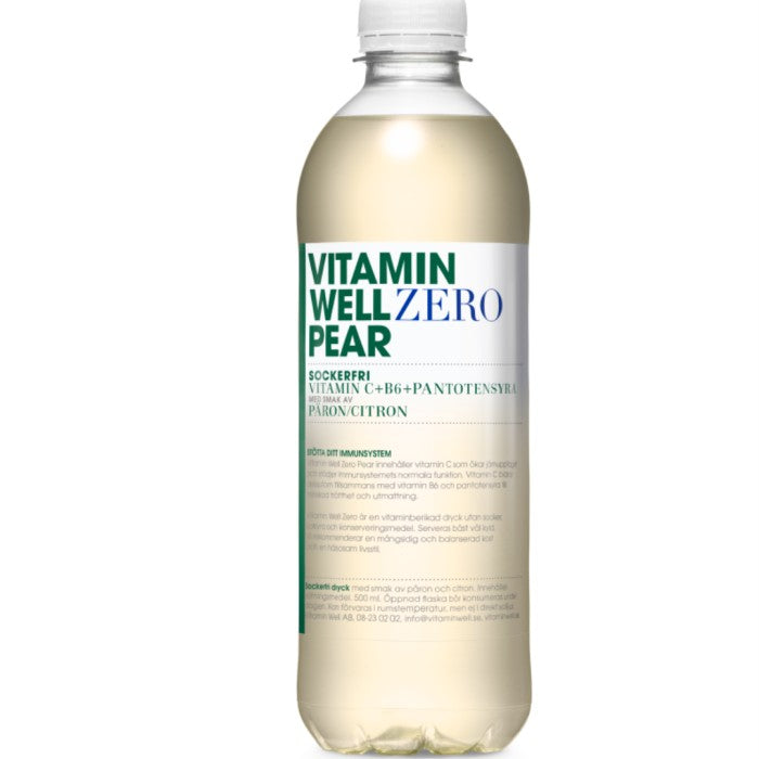 Vitamin Well Pear Zero 12x50cl